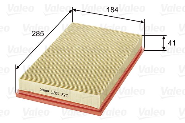 Filtr powietrza VALEO 585220