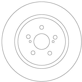 Tarcza hamulcowa TRW DF6920
