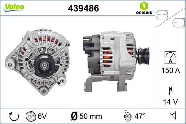 Alternator VALEO 439486