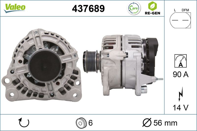 Alternator VALEO 437689