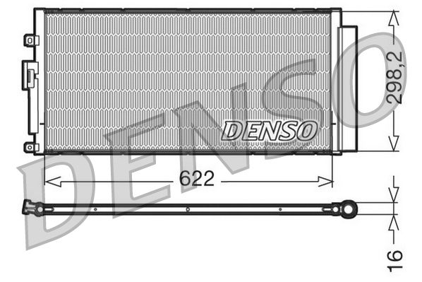 Skraplacz, klimatyzacja DENSO DCN09046