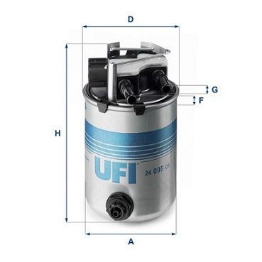 Filtr paliwa UFI 24.095.01