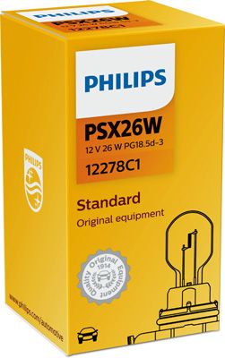 Żarówka, światła postojowe / światła pozycyjne PHILIPS 12278c1