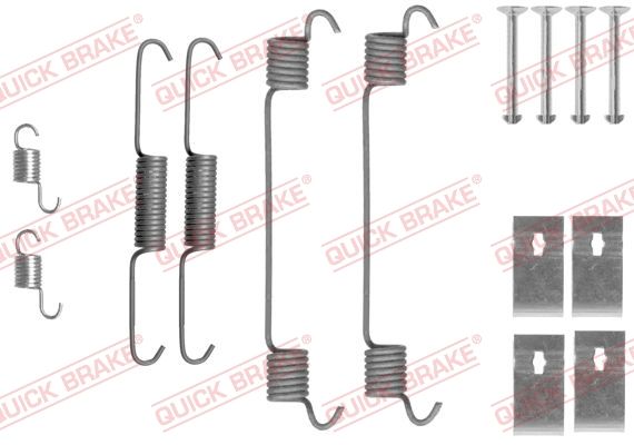 Zestaw akcesoriów, szczęki hamulcowe QUICK BRAKE 105-0860
