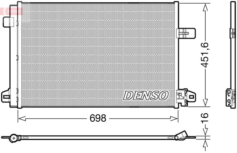 Skraplacz, klimatyzacja Denso DCN32028