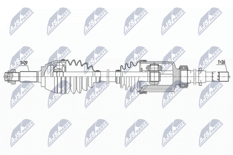 Wał napędowy NTY NPW-NS-092