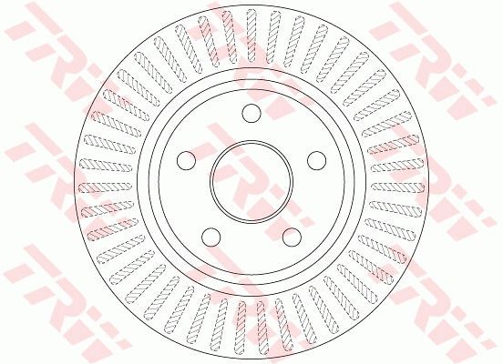 Tarcza hamulcowa TRW DF6251