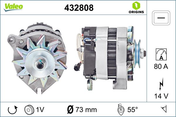 Alternator VALEO 432808