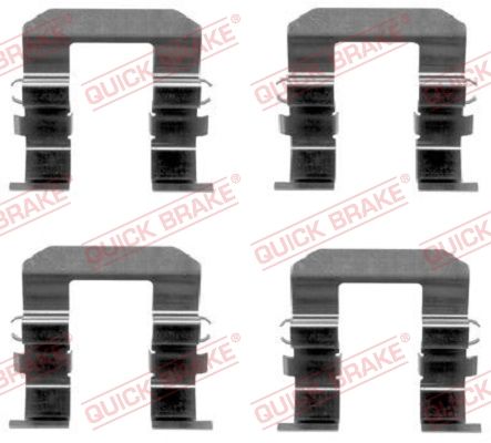 Zestaw akcesoriów, klocki hamulcowe QUICK BRAKE 109-1704