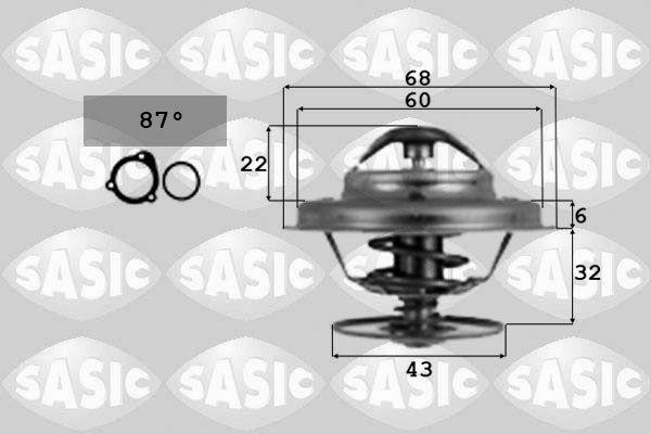 Termostat, płyn chłodzący SASIC 9000367