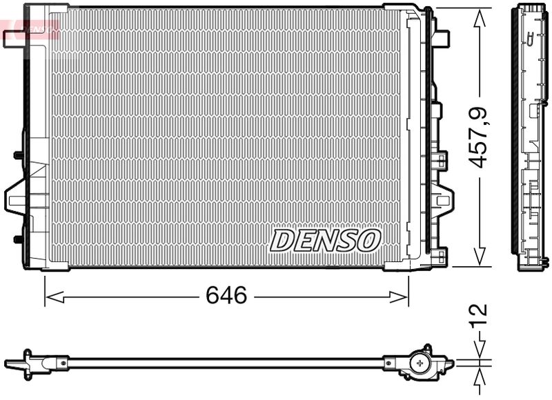 Skraplacz, klimatyzacja Denso DCN17059