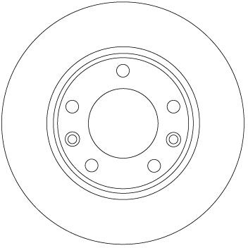 Tarcza hamulcowa TRW DF6910