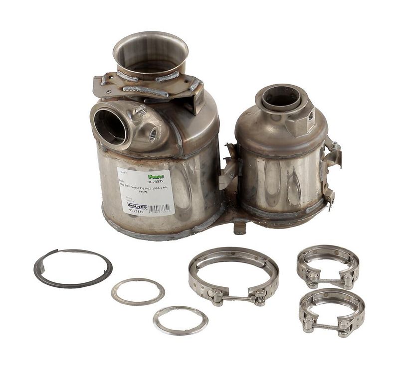 Filtr sadzy / filtr cząstek stałych, układ wydechowy WALKER 73335