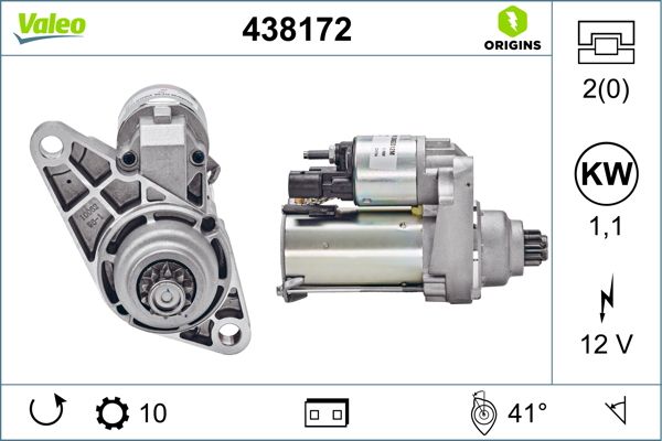 Rozrusznik VALEO 438172