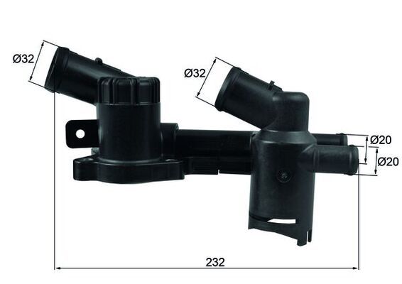 Termostat, płyn chłodzący MAHLE TH52