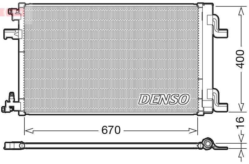 Skraplacz, klimatyzacja DENSO DCN20002