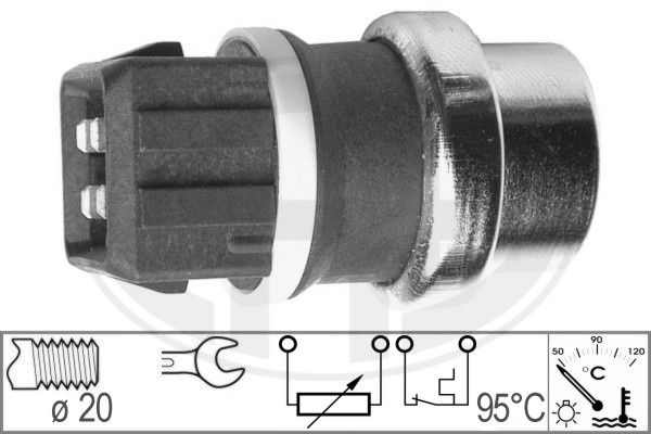 Czujnik, temperatura płynu chłodzącego ERA 330151