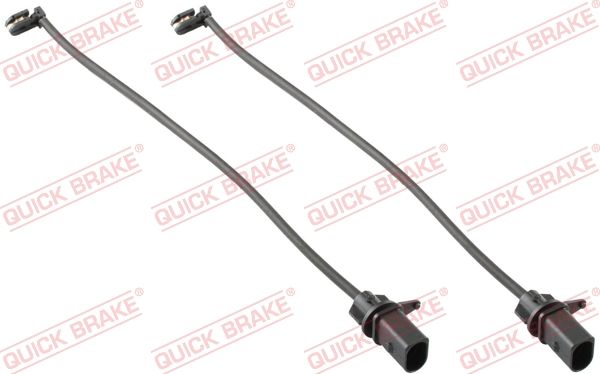 Styk ostrzegawczy, zużycie okładzin hamulcowych QUICK BRAKE ws 0302 a
