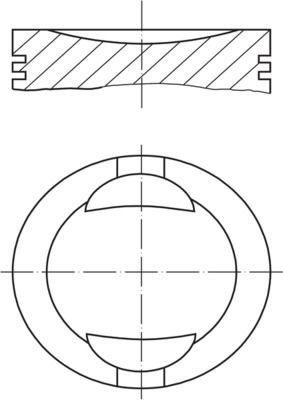 Tłok MAHLE 0093600