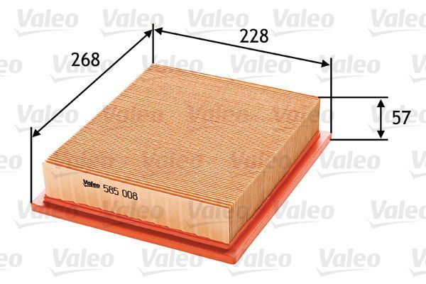 Filtr powietrza VALEO 585008
