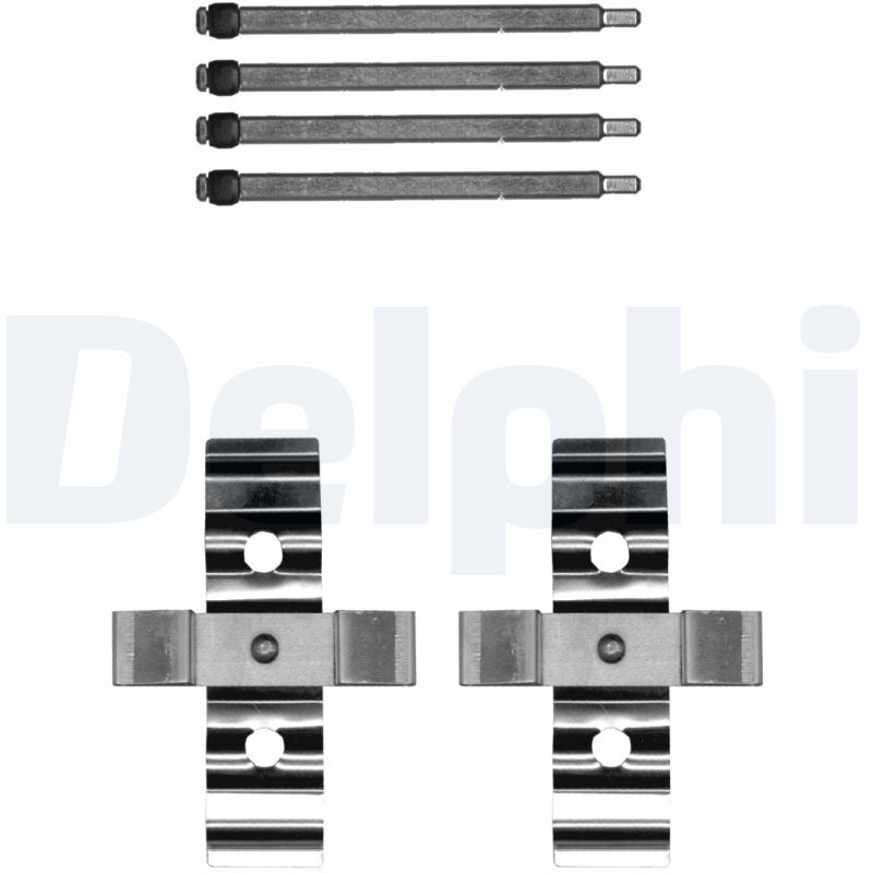 Zestaw akcesoriów, klocki hamulcowe DELPHI LX0702