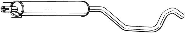 Tłumik środkowy BOSAL 285-313