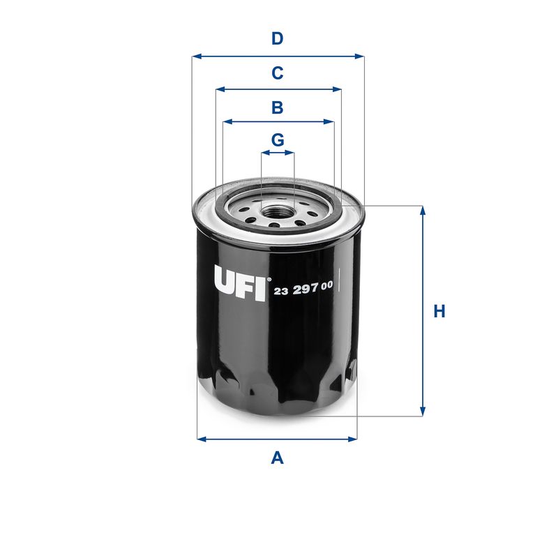 Filtr oleju UFI 23.297.00