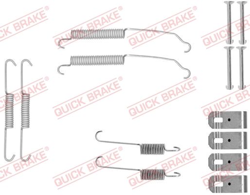 Zestaw akcesoriów, szczęki hamulcowe QUICK BRAKE 105-0015