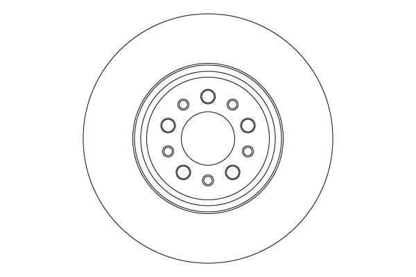 Tarcza hamulcowa TRW DF3969S