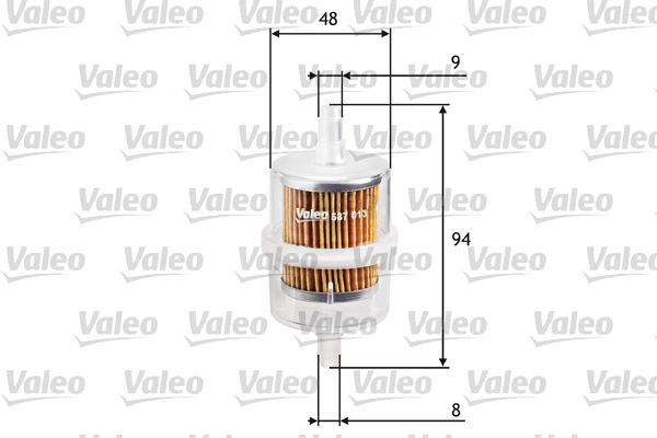 Filtr paliwa VALEO 587013