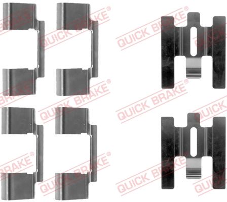 Zestaw akcesoriów, klocki hamulcowe QUICK BRAKE 109-1160