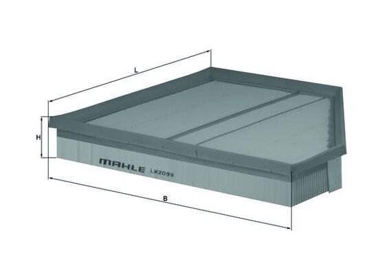 Filtr powietrza KNECHT LX 2098