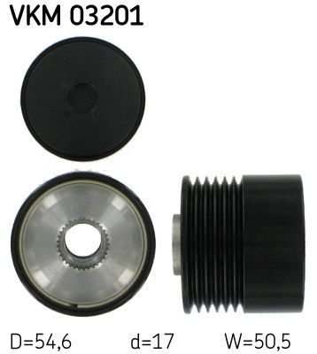 Alternator - sprzęgło jednokierunkowe SKF VKM 03201