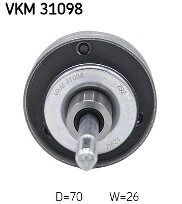 rolka kierunkowa / prowadząca, pasek klinowy zębaty SKF VKM 31098