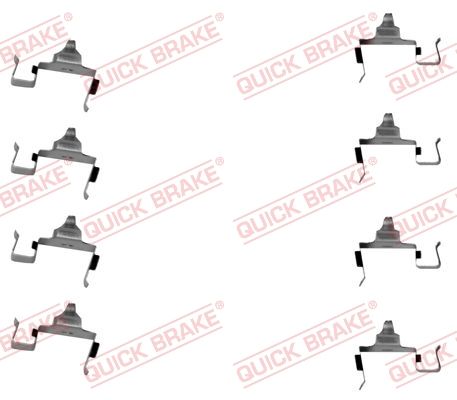 Zestaw akcesoriów, klocki hamulcowe QUICK BRAKE 109-1697