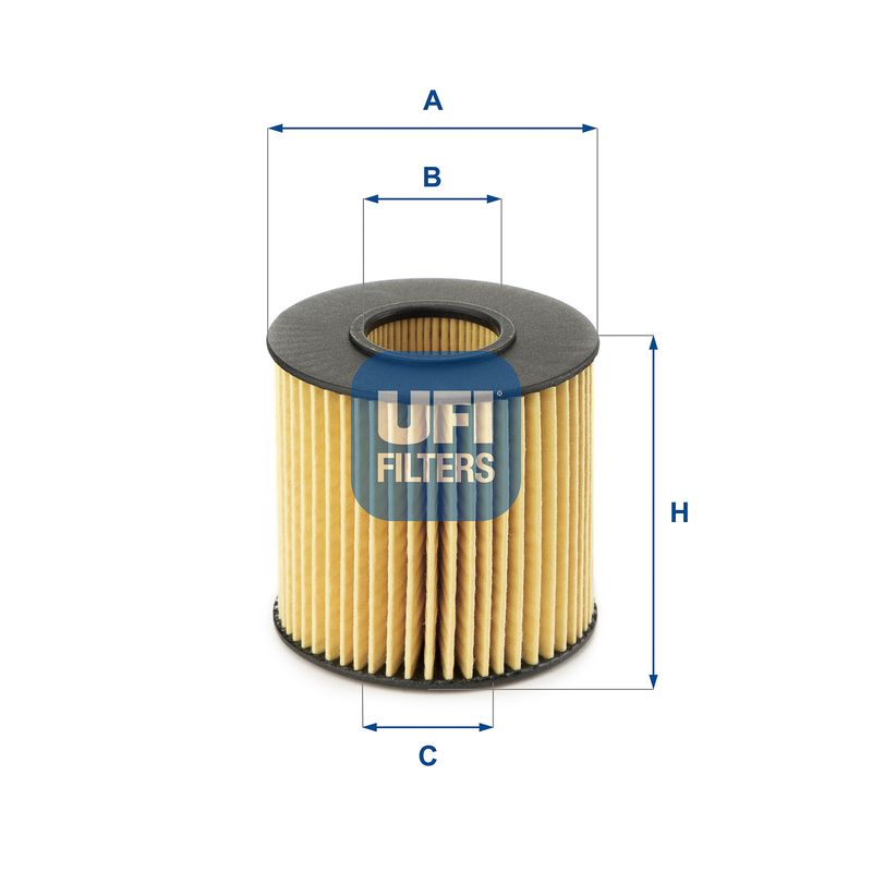 Filtr oleju UFI 25.196.00