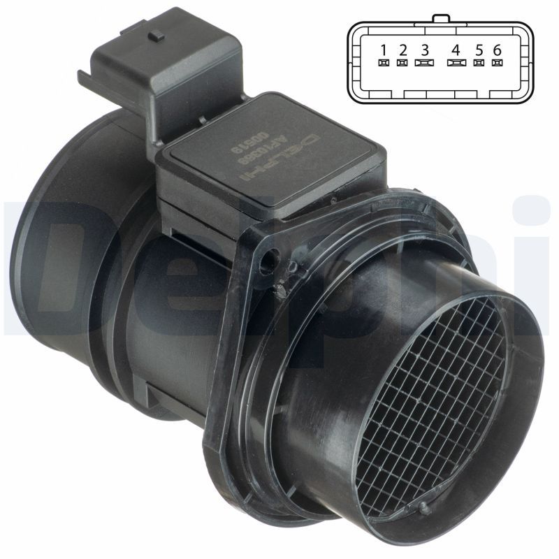 Przepływomierz masowy powietrza DELPHI af10369-12b1