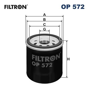 Filtr oleju FILTRON op 572