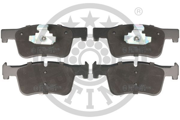 Zestaw klocków hamulcowych, hamulce tarczowe OPTIMAL BP-12547