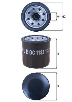 Filtr oleju KNECHT OC 1183