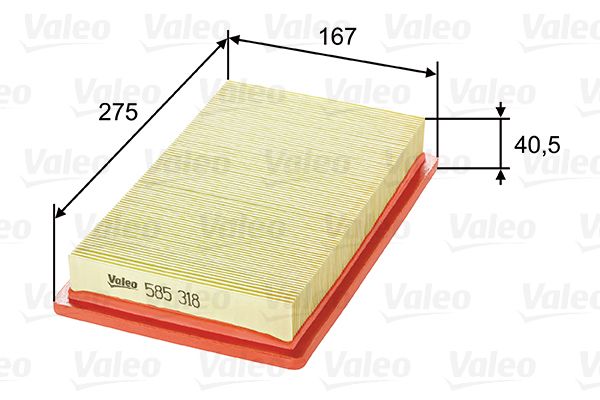 Filtr powietrza VALEO 585318