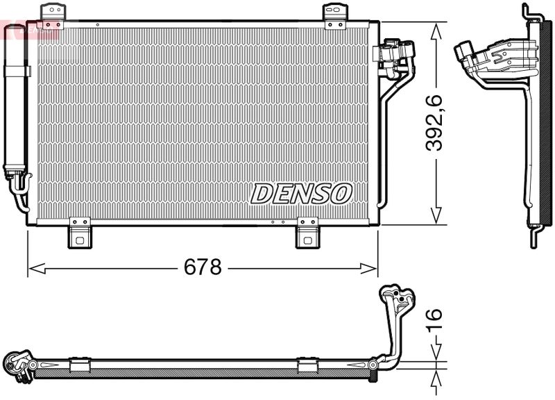 Skraplacz, klimatyzacja Denso DCN44015