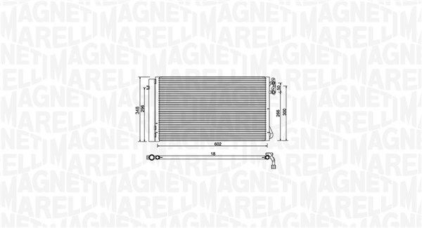 Skraplacz, klimatyzacja MAGNETI MARELLI 350203752000