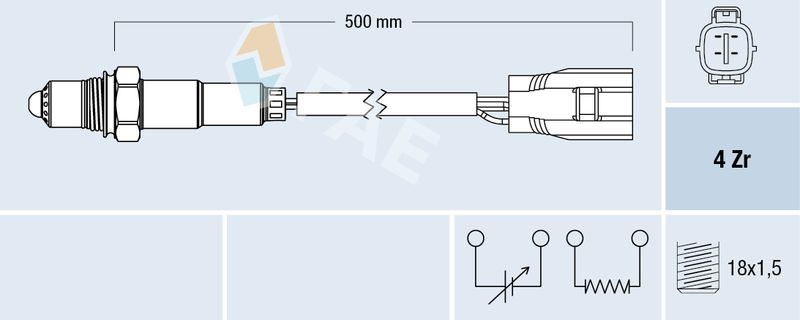 Sonda lambda FAE 77790
