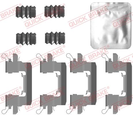 Zestaw akcesoriów, klocki hamulcowe QUICK BRAKE 109-0087