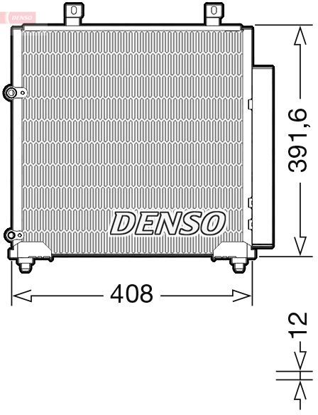 Skraplacz, klimatyzacja Denso DCN45012