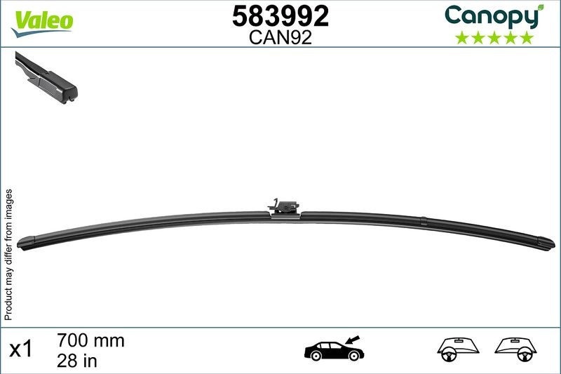 Pióro wycieraczki VALEO 583992