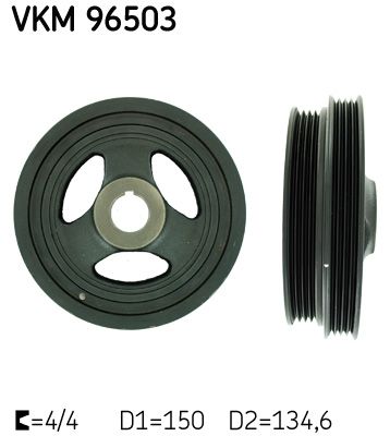 Koło pasowe, wał korbowy SKF vkm 96503