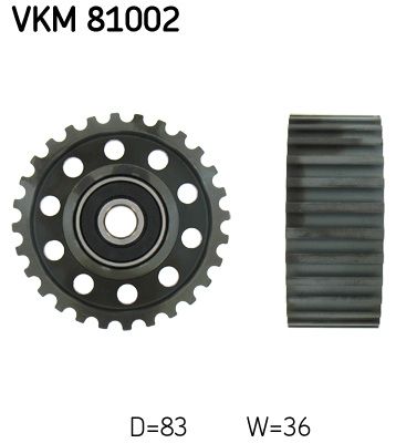 rolka kierunkowa / prowadząca, pasek rozrządu SKF VKM 81002