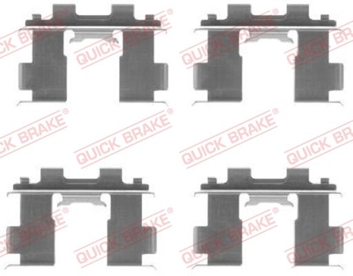Zestaw akcesoriów, klocki hamulcowe QUICK BRAKE 109-1205